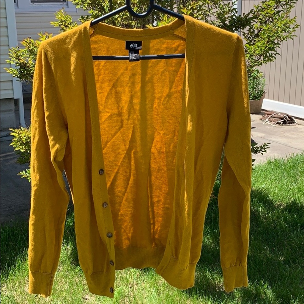 H&M Mustard Cardigan